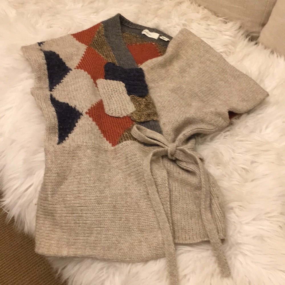 Anthropologie wrap sweater